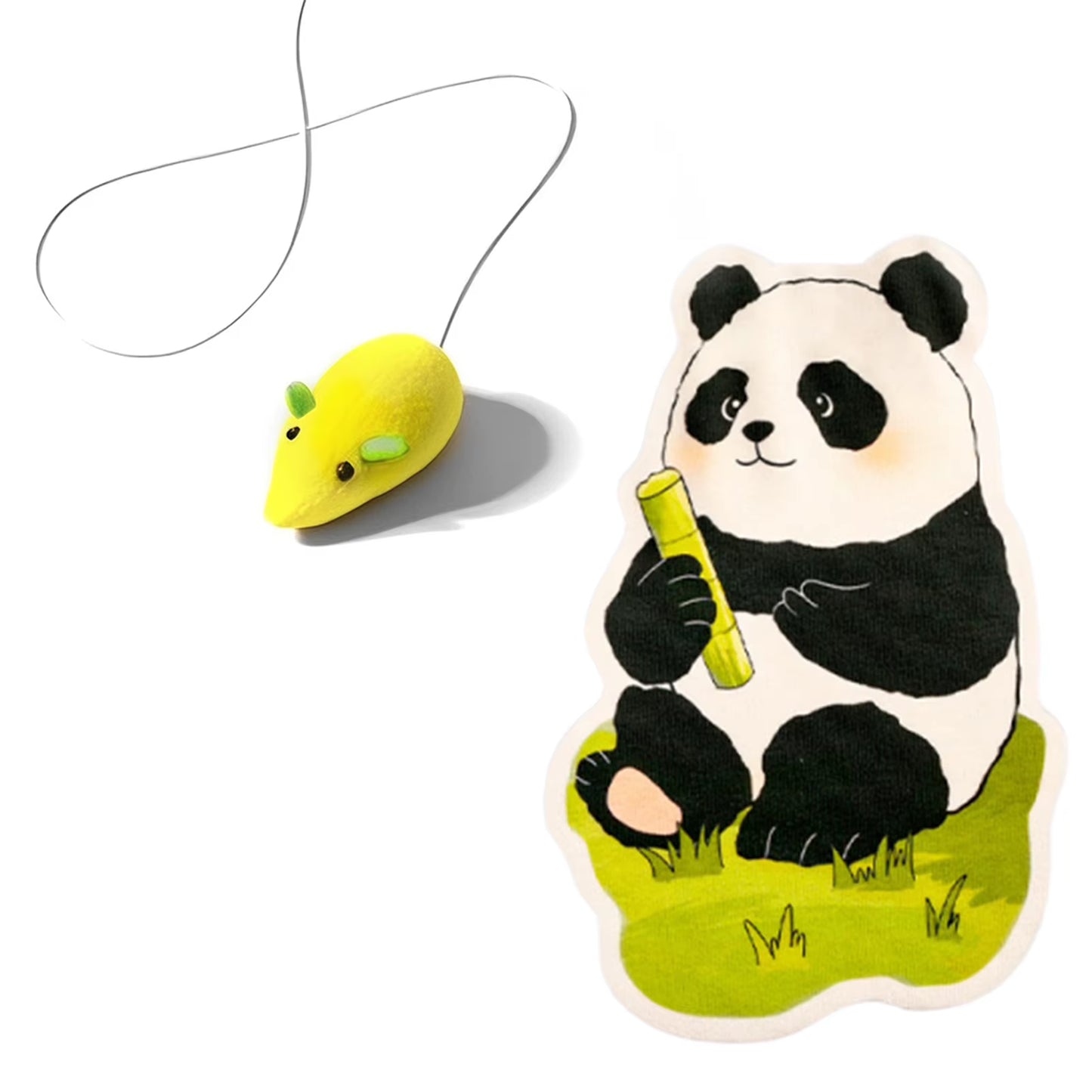 Self-Adhesive Cat Scratcher with Random Hanging Cat Toy Wall Mounted Felt Cat Scratch Mat Cats Scratcher Pad Carpet Cat Supply