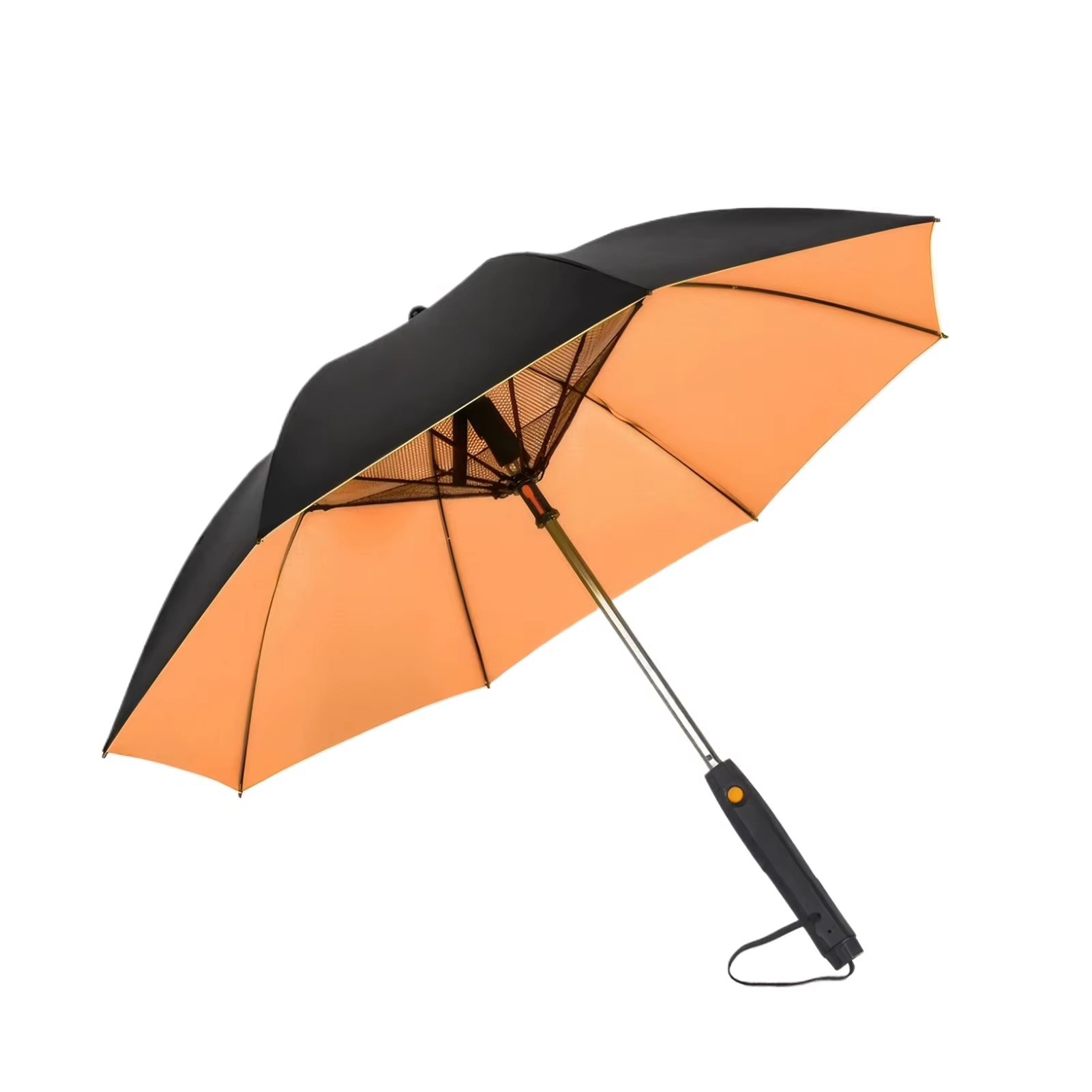 3 in 1 Umbrella with Fan and Mister Outdoor Portable Misting Umbrella with Fan Sun Protection Long Handle Umbrella Misting Fan